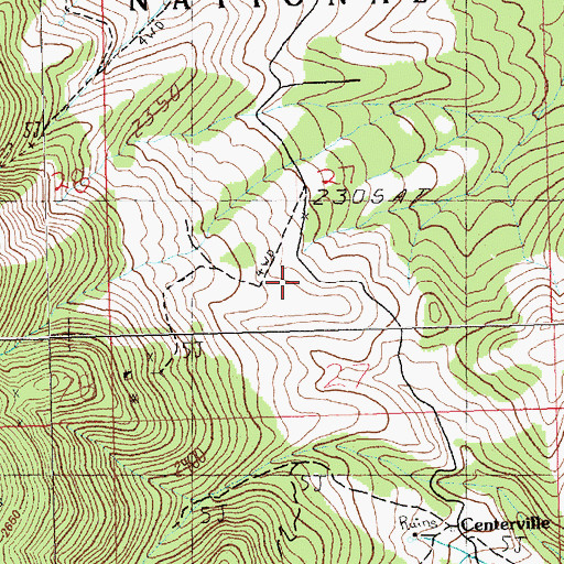 Topographic Map of Seigel Administrative Site, NV
