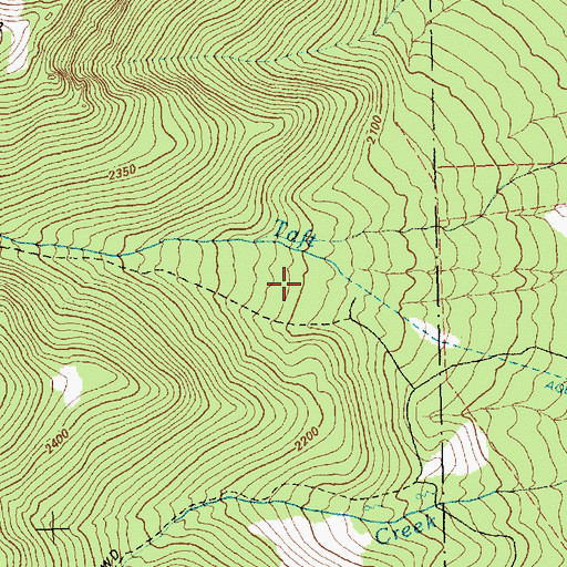 Topographic Map of Taft Canyon, NV