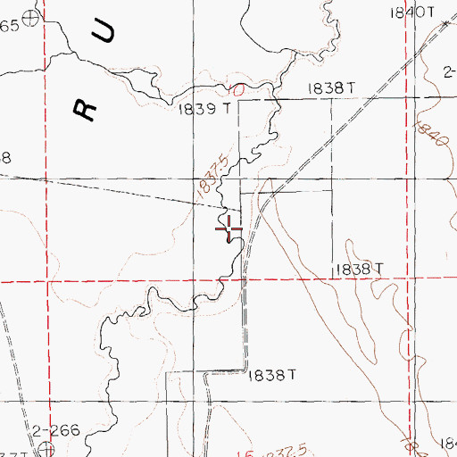 Topographic Map of Franklin, NV