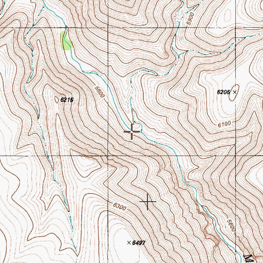 Topographic Map of Spring Creek, NV