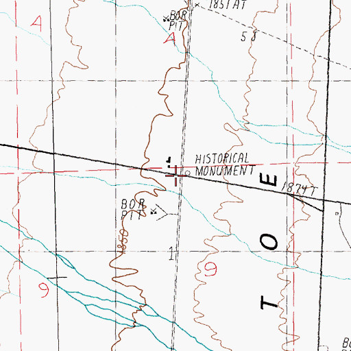 Topographic Map of Schell Creek Station (historical), NV