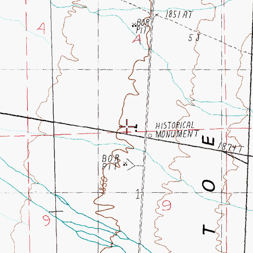 Topographic Map of Schellbourne Maintenance Station, NV