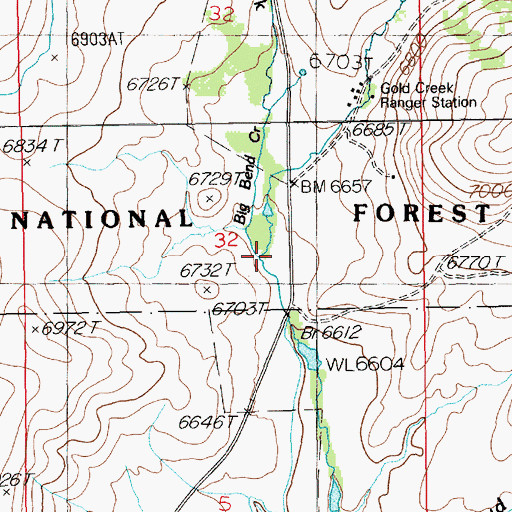 Topographic Map of Mink Ranch, NV