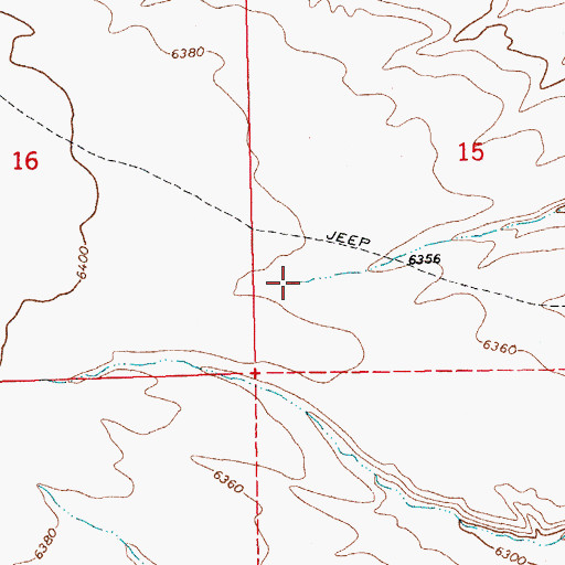 Topographic Map of Willow Spring, NV