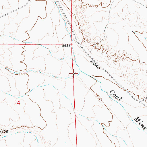 Topographic Map of Twelvemile Creek, NV