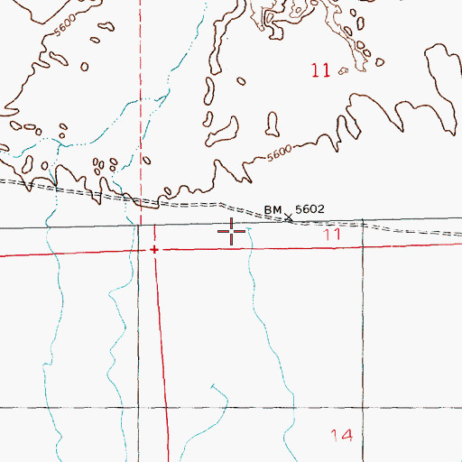 Topographic Map of Spring Creek, NV