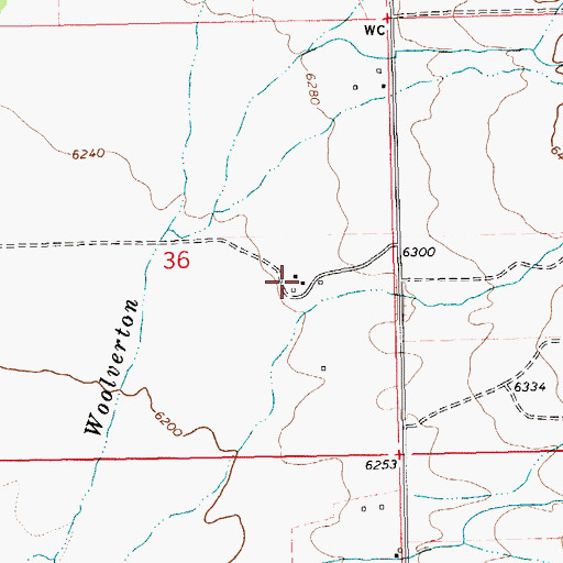 Topographic Map of Duval Ranch, NV