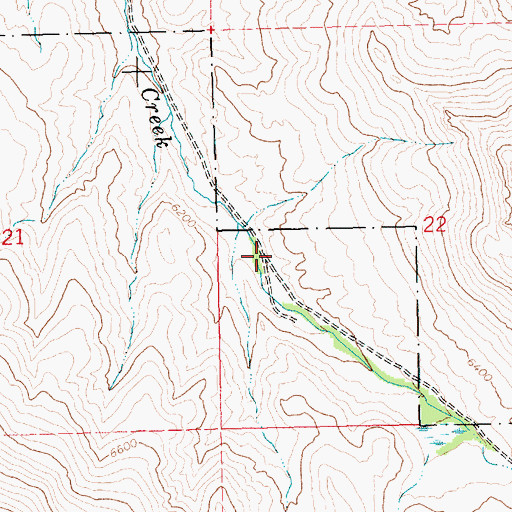 Topographic Map of Clover Guard Station, NV