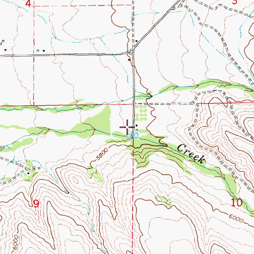 Topographic Map of Mountain View Ranch, NV