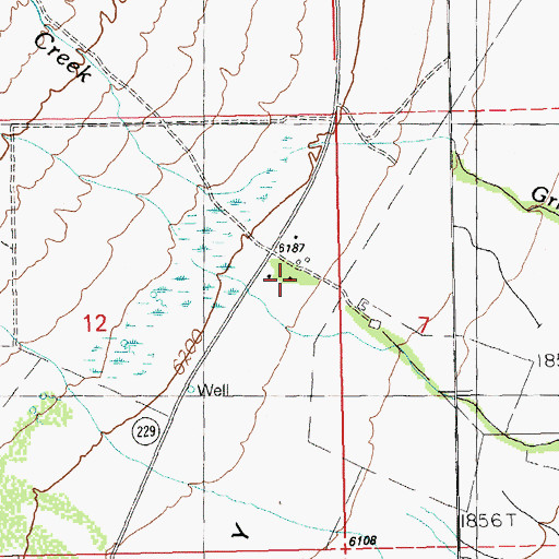 Topographic Map of Sharp Ranch, NV