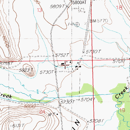 Topographic Map of O'Neil (historical), NV