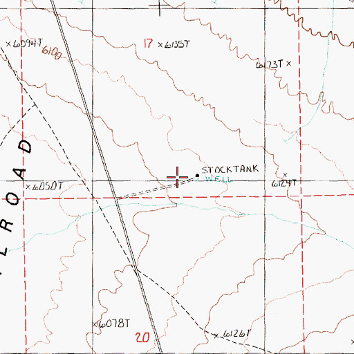 Topographic Map of Cathedral Well, NV