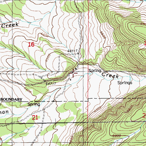 Topographic Map of Sherman (historical), NV
