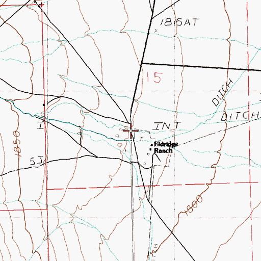 Topographic Map of Muncy Spring, NV