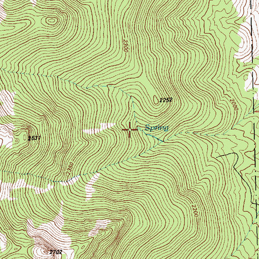 Topographic Map of Fera One Hundred Six, NV