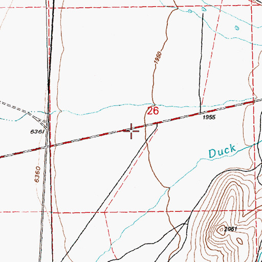 Topographic Map of Kent (historical), NV