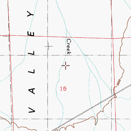 Topographic Map of Willow Spring, NV