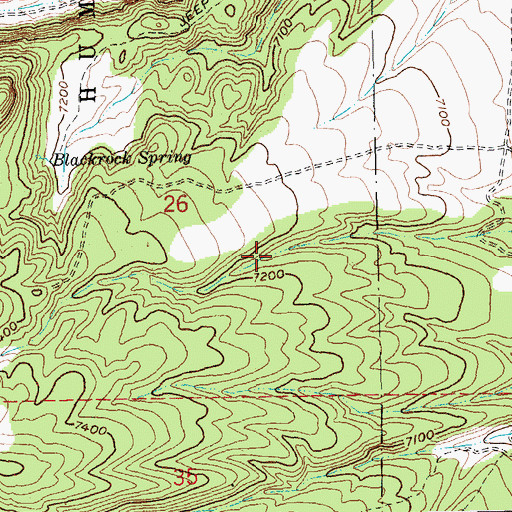 Topographic Map of Fera Ninetynine, NV