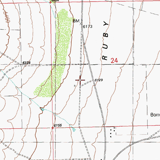 Topographic Map of Hoover School (historical), NV