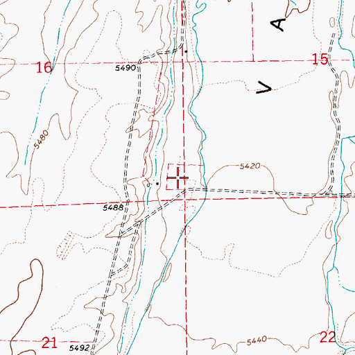 Topographic Map of Panama School (historical), NV