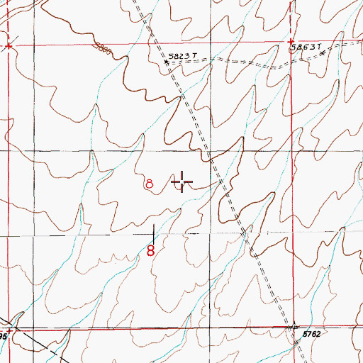 Topographic Map of Yokum (historical), NV