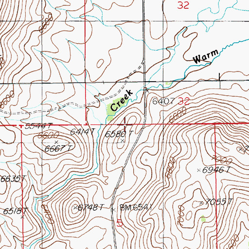 Topographic Map of Mountain City Ranger District, NV