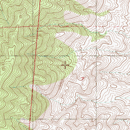 Topographic Map of Goodwater Spring, NV