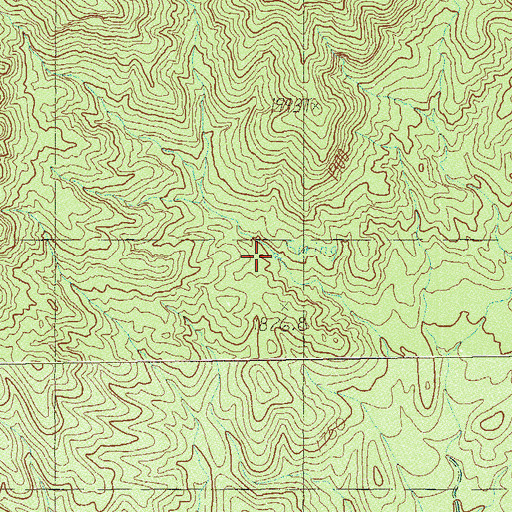 Topographic Map of Cane Spring, NV