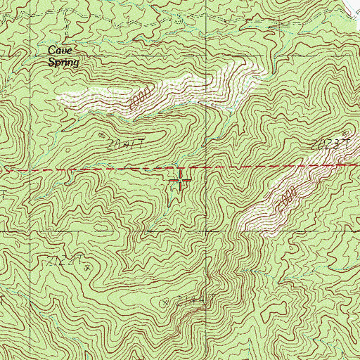 Topographic Map of Gallon Tank Spring, NV