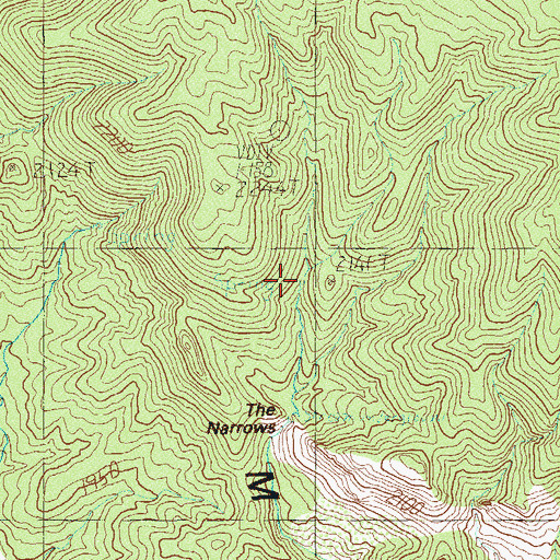 Topographic Map of White Point Spring, NV