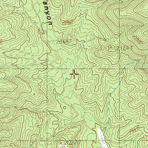 Topographic Map of Big Timber Spring, NV