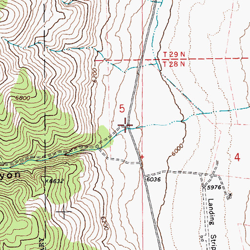 Topographic Map of Shoemaker (historical), NV