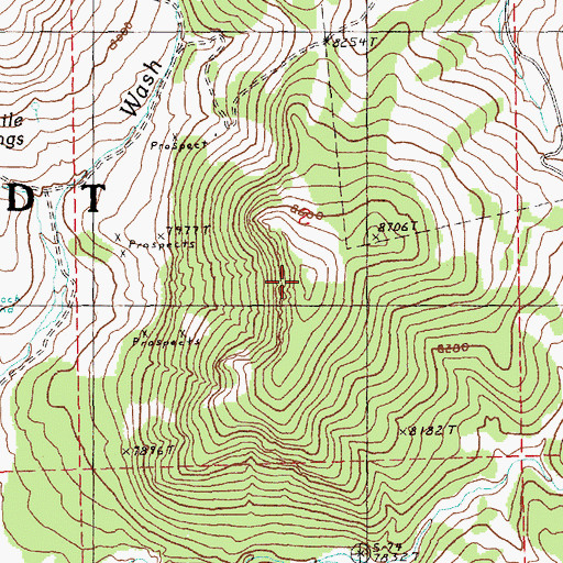 Topographic Map of Mokomoke Hill, NV