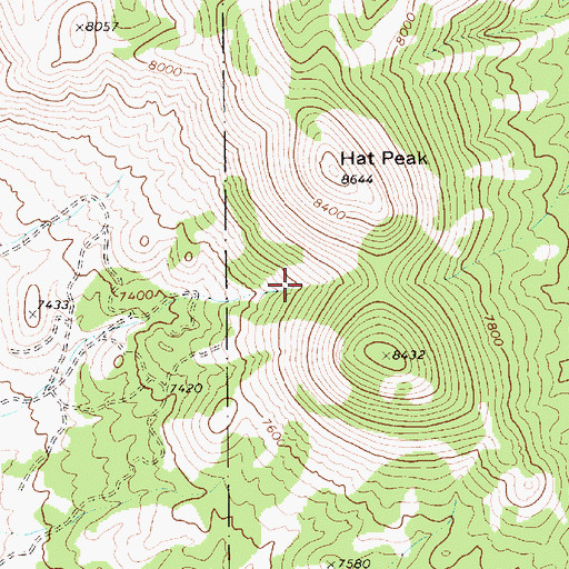 Topographic Map of Sheep Spring, NV