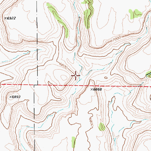 Topographic Map of Nickel Spring, NV