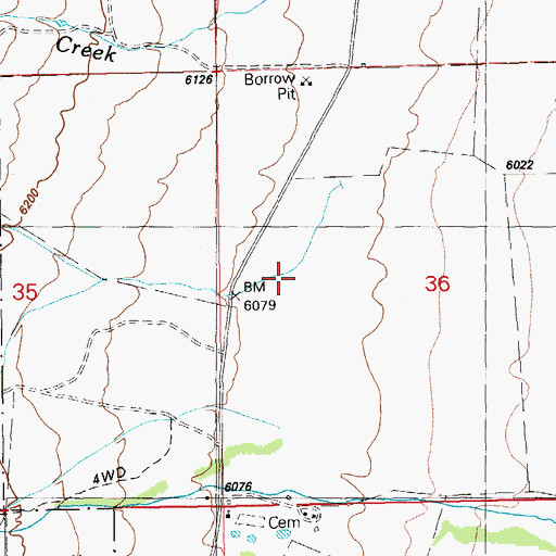 Topographic Map of Fair Play (historical), NV