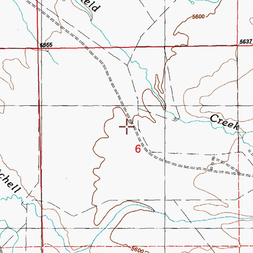 Topographic Map of Heenans (historical), NV