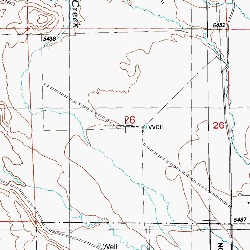 Topographic Map of South Fork Valley, NV