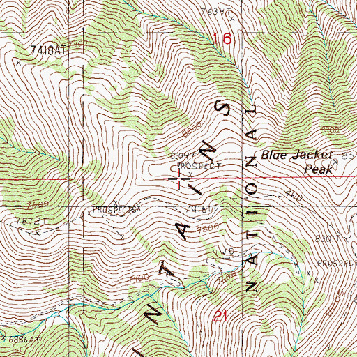 Topographic Map of Sunrise Lode, NV