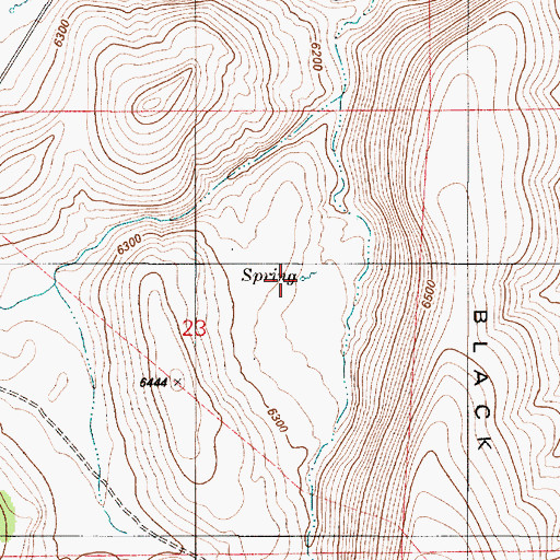 Topographic Map of Meadow Spring, NV