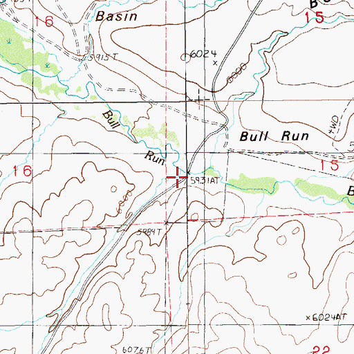 Topographic Map of Golden City (historical), NV