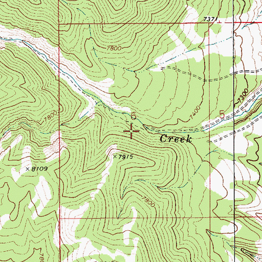Topographic Map of Clear Creek Trailhead, NV