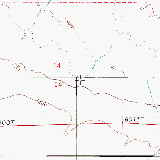 Topographic Map of Rock Creek, NV