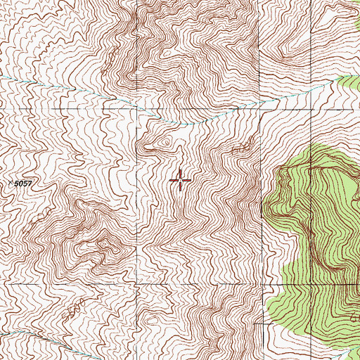 Topographic Map of Railroad Valley Wildlife Management Area, NV