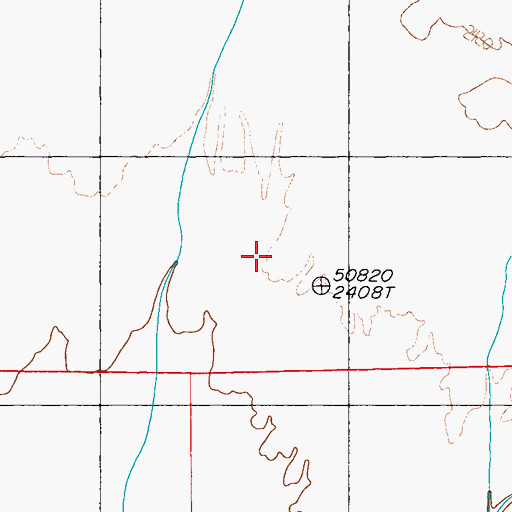 Topographic Map of Amargosa Desert, NV