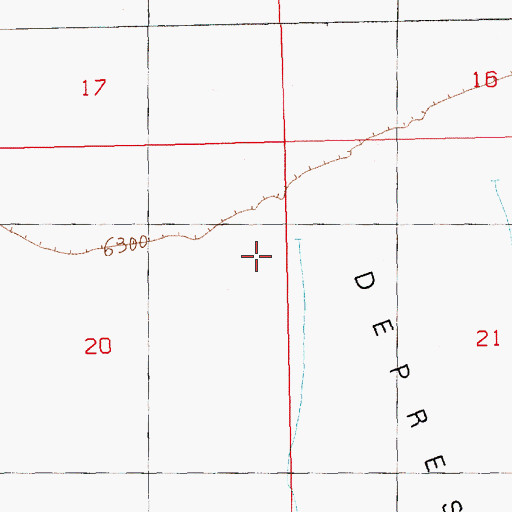 Topographic Map of Hayden Creek, NV