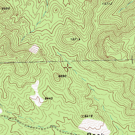 Topographic Map of Lone Willow Spring, NV