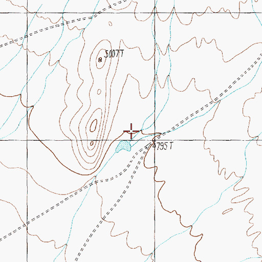 Topographic Map of Little Cane Springs, NV