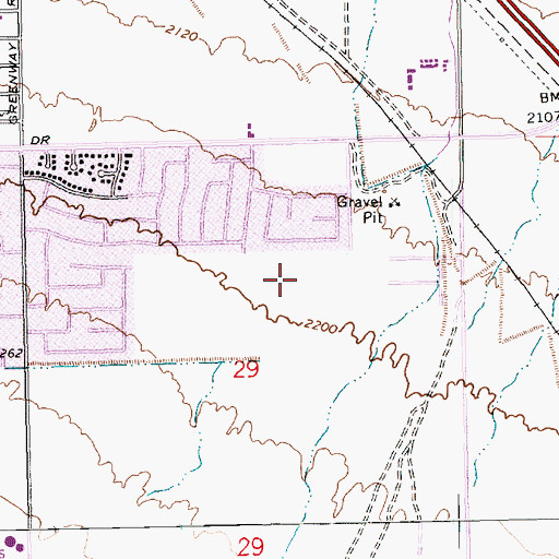 Topographic Map of College of Southern Nevada Henderson Campus, NV