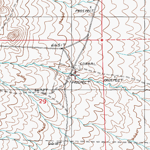 Topographic Map of Allison Creek Reservoir, NV